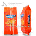 Plastic pouch side gusset flexible packaging for wafer pouch
